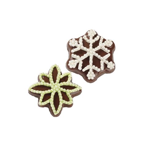 Molde Galletas Copos De Nieve Navidad Wilton