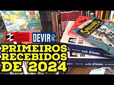 RECEBIDOS 2024 EDITORA DEVIR EDITORA HIPOTÉTICA YouTube