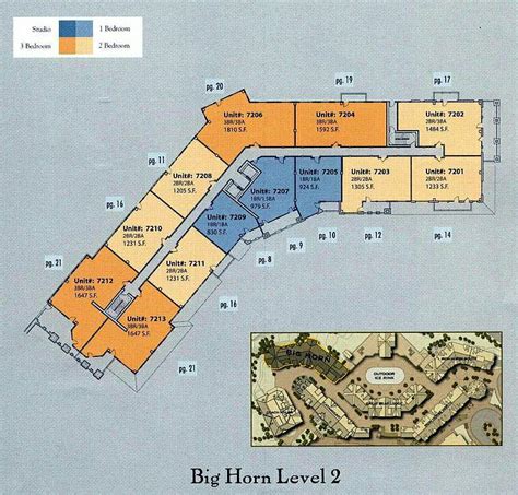 Northstar Village Big Horn Lodge Floorplans • Northstar Real Estate