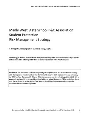 Fillable Online Manlywestss Eq Edu Manly West State School PampC