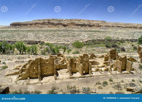 Chaco Canyon Ruins stock photo. Image of american, archeology - 10988048