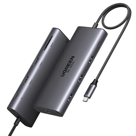 Ugreen Revodok Pro 210 10 In 1 Usb C Hub Dual Hdmi 4k60hz 100w Pd