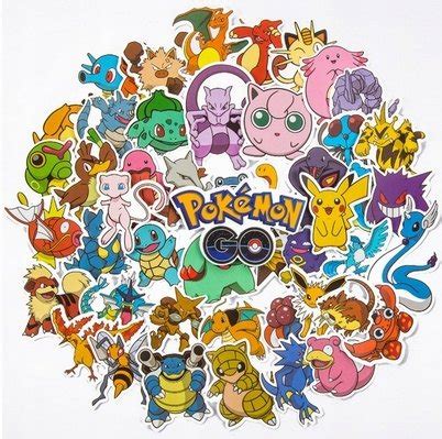 Naklejki Pokemon Pikachu Charmander Jigglypuff 50 Zazu Sklep EMPIK