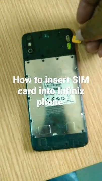 How To Insert Sim Card Into Infinix Phone Youtube