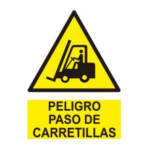 Peligro Paso De Carretillas Adhesius Castello