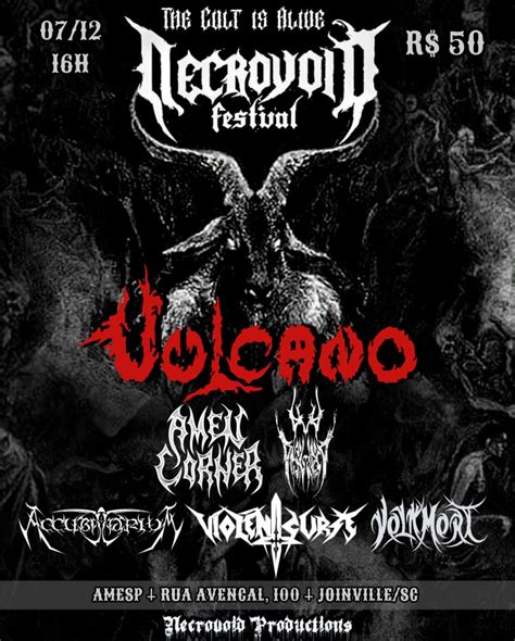 Vulcano Banda Ser Headliner No Necrovoid Festival Que Acontece Em