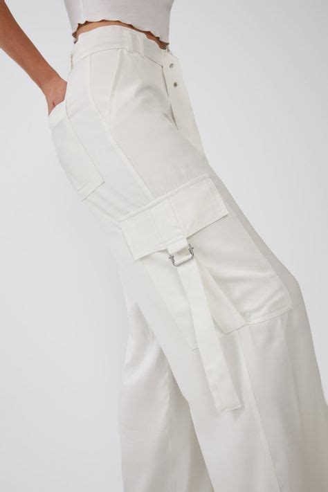 SATIN CARGO PANTS View All PANTS WOMAN ZARA United States White