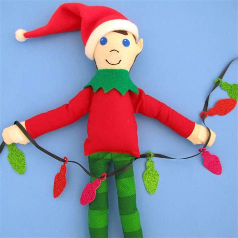 Christmas Elf Pattern How To Make An Elf Doll Pdf Tutorial Etsy