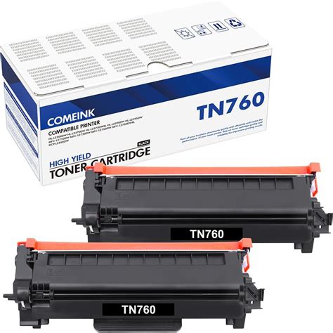 Amazon TN730 TN 760 TN760 Toner Cartridge 2 Pack High Yield Black