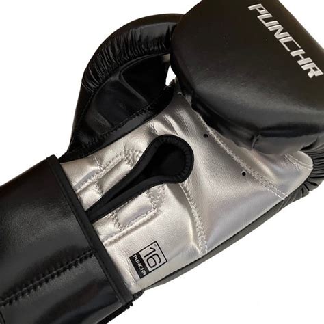 PunchR Pro Range Bokshandschoenen Zwart Zilver 12 OZ Bol