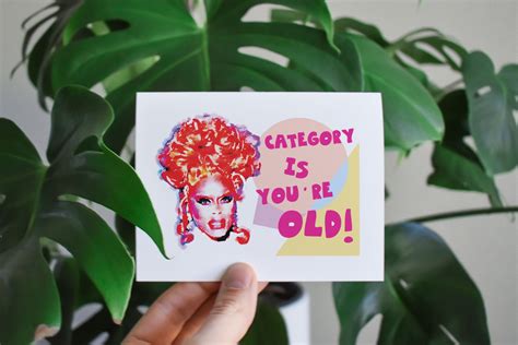 Rupaul Birthday Card Drag Race Card Gay Birthday Card Queer Card Queen Birthday Card Lgbt