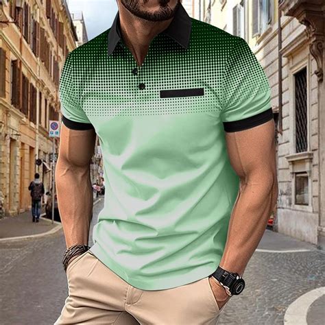 Business Casual Polo Shirts For Men Polo Shirts For Men Lapel Top Polo