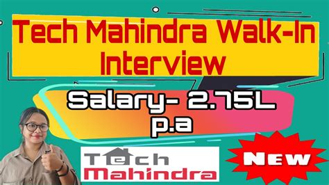 Tech Mahindra Walk In Jobs 2023 2024 Hiring For Freshers As Customer Support Executive Youtube