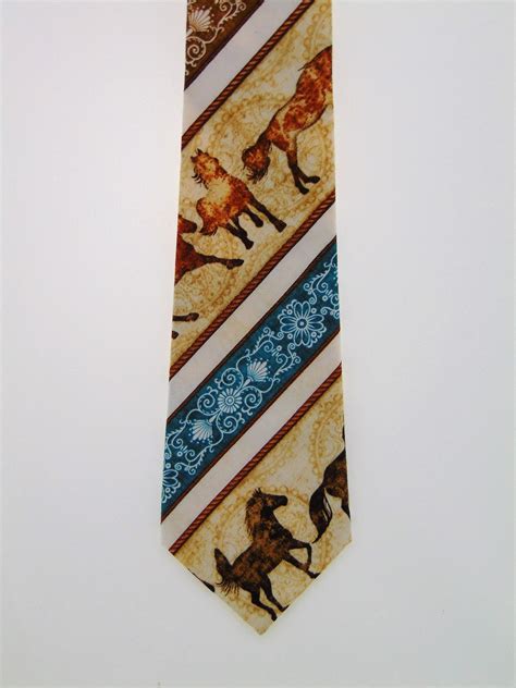 Horse Necktie Mens Ties With Horses