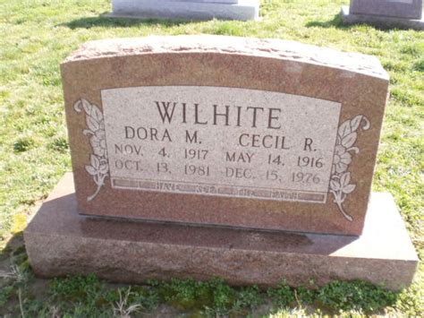 Dora M Wilhite Memorial Find A Grave