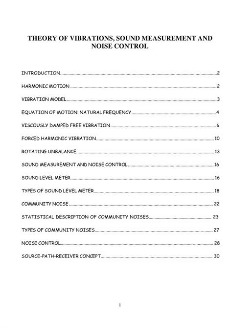 Pdf Vibrations Sound Measurement And Noise Control Dokumentips