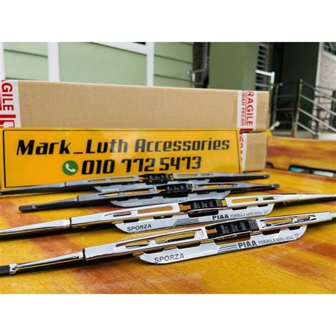 Sale Piaa Aerowing Wiper Chrome Carbon Blade Kancil Kenari Kelisa