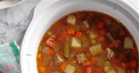 Slow Cooker Vegetable Soup Recipe Taste Of Home