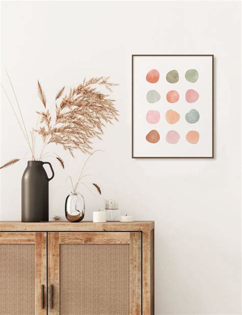 Abstract Dots Print Printable Wall Art Watercolor Abstract - Etsy