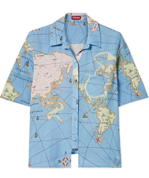 The Map Print Shirt Alyssa Will Wear On Her Imaginary Summer Travels