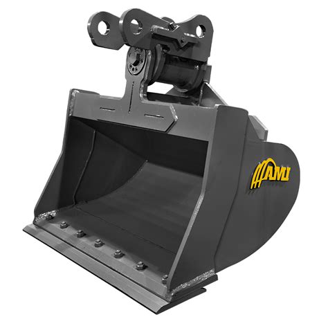 Rotary Tilt Ditch Cleaning Bucket AMI Attachments