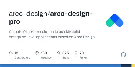 GitHub Arco Design Arco Design Pro An Out Of The Box Solution To