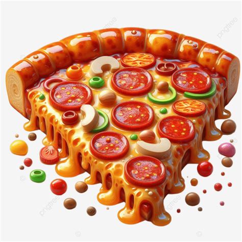 Deliciosa Pizza De Pepperoni Para Una Perfecta PNG Dibujos Deliciosa