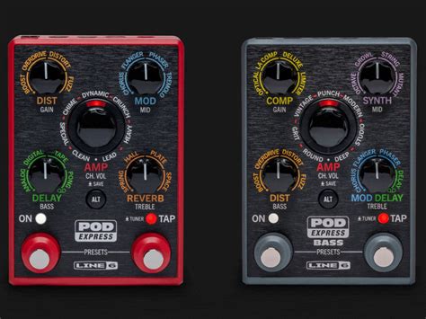 Line 6’s New Pod Express Guitar And Bass Offer A Wealth Of Effects In Ultra Portable Units