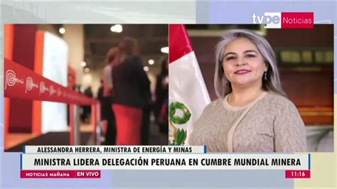 Noticias Ma Ana Alessandra Herrera Ministra De Energ A Y Minas