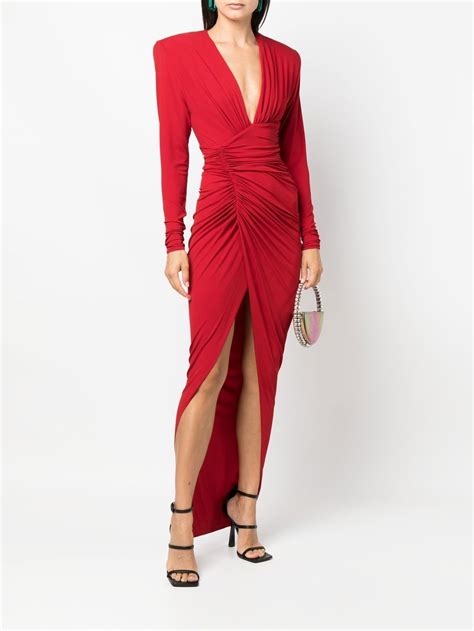 Alexandre Vauthier Structured Midi Dress Farfetch