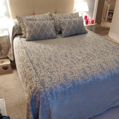 Roman Blinds And Pelmets For A Master Bedroom Complete With Bedspread