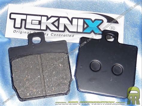 Plaquettes De Frein TEKNIX Pour Scooter MBK Nitro Yamaha Stunt Slider