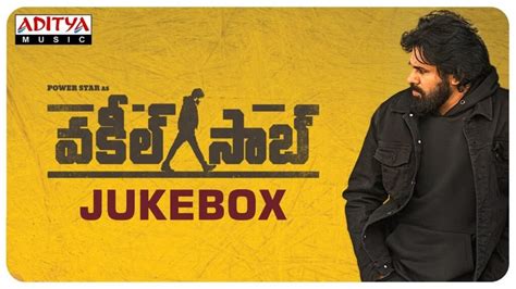 Vakeel Saab Audio Jukebox Songs - SouthColors