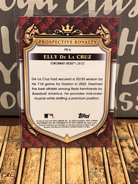 Bowmans Best Elly De La Cruz Prospective Royalty Refractor Reds