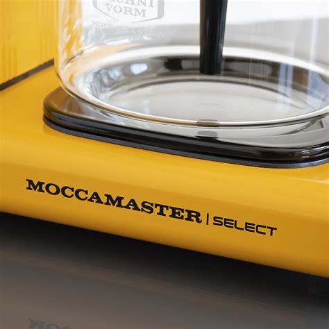 Kaffeemaschine Moccamaster Kbg Select Yellow Pepper Bei Torquato De