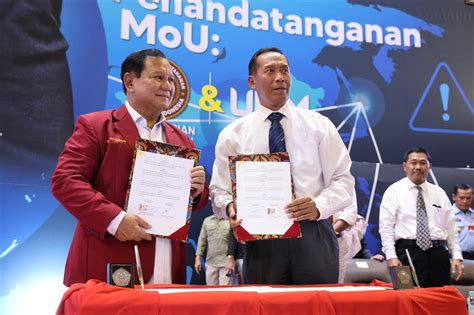 MoU Universitas Muhammadiyah Malang Dan Menhan Prabowo