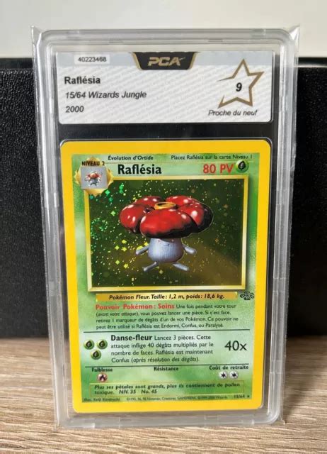 CARTE POKÉMON RAFLÉSIA 15 64 Holo Rare Jungle Edition 2 Wizards FR PCA