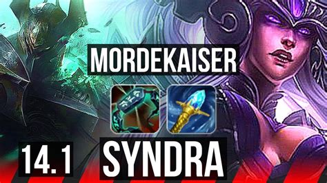 Mordekaiser Vs Syndra Top Rank 9 Morde Br Grandmaster 14 1