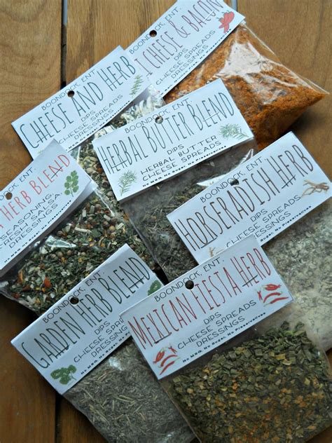 Complete Set Of Herbal Seasonings And Dips 15 Different Herb Etsy