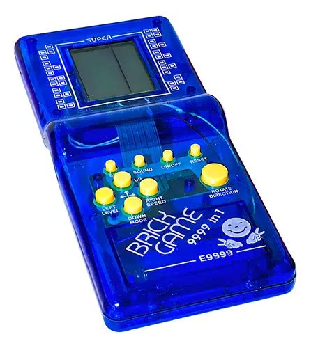 Video Game Portatil Antigo Retro Jogos 999 Em 1 Mini Game Cor Azul