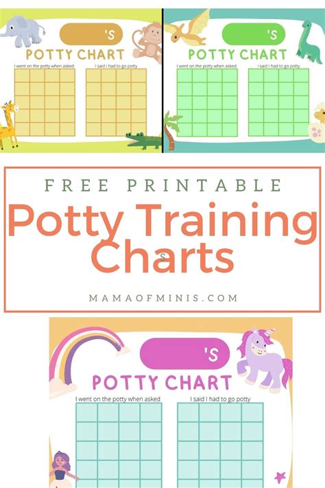 16 Fun and Free Printable Potty Training Charts