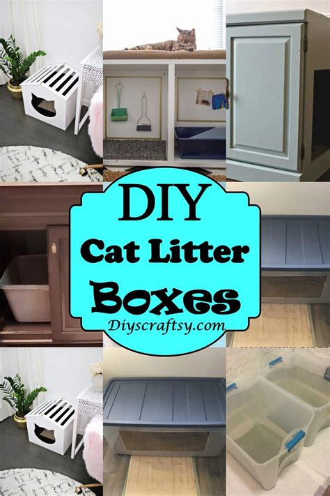 16 Diy Cat Litter Box Ideas You Can Make Easily Cat Litter Box