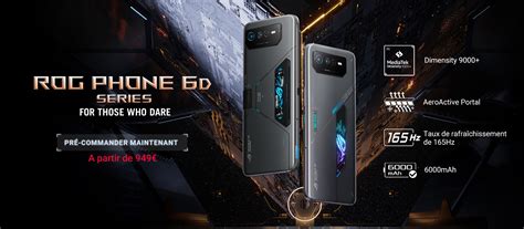 Rog Phone 6d Ultimate Smartphones Rog France