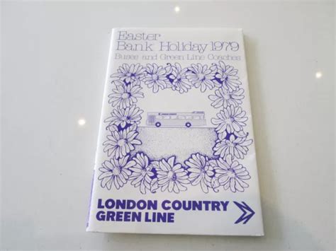 London Transport Timetable Buses And Green Line Coaches Easter