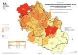 Analyse démographique par bassin de vie Densité de la population