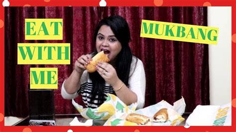 Subway Mukbang Mukbang Eat With Me Eating Show Subway Youtube