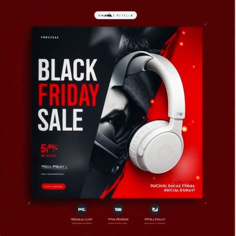 Premium Ai Image Black Friday Sale Social Media Post Template