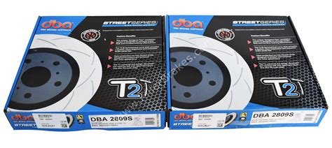 Rear DBA2809S Brake Discs 310x22mm Street Series T2 Slotted New