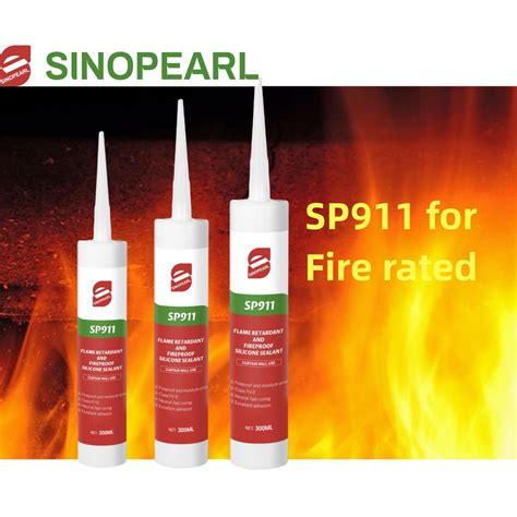 Sp Sinopearl Bond General Fire Rated Rtv Silicone Sealant Glue For