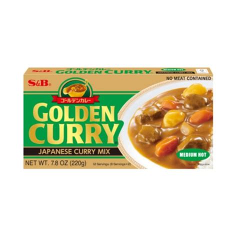 S B Golden Curry Sauce Mix Hot OFF